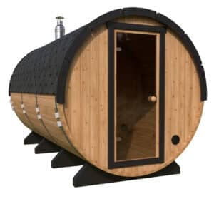 Barrel sauna door - Glass sauna door