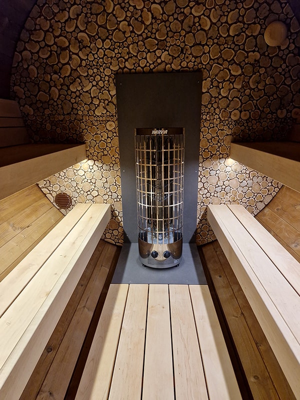 Barrel sauna led strip