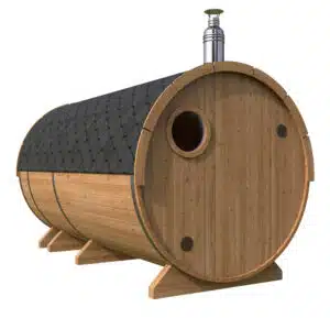 Barrel sauna window - 400 mm round fixed