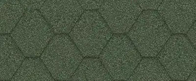Icopal bitumen shingles - Plano Natur Green