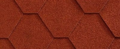 Icopal bitumen shingles - Plano Natur Brick Red