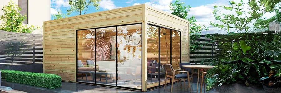 wooden garden rooms 