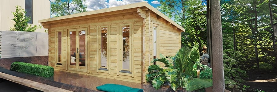 wooden garden rooms