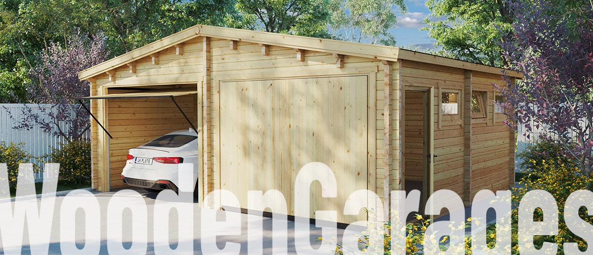 Elevate Your Property's Aesthetic: Wooden Garages that Blend Bea