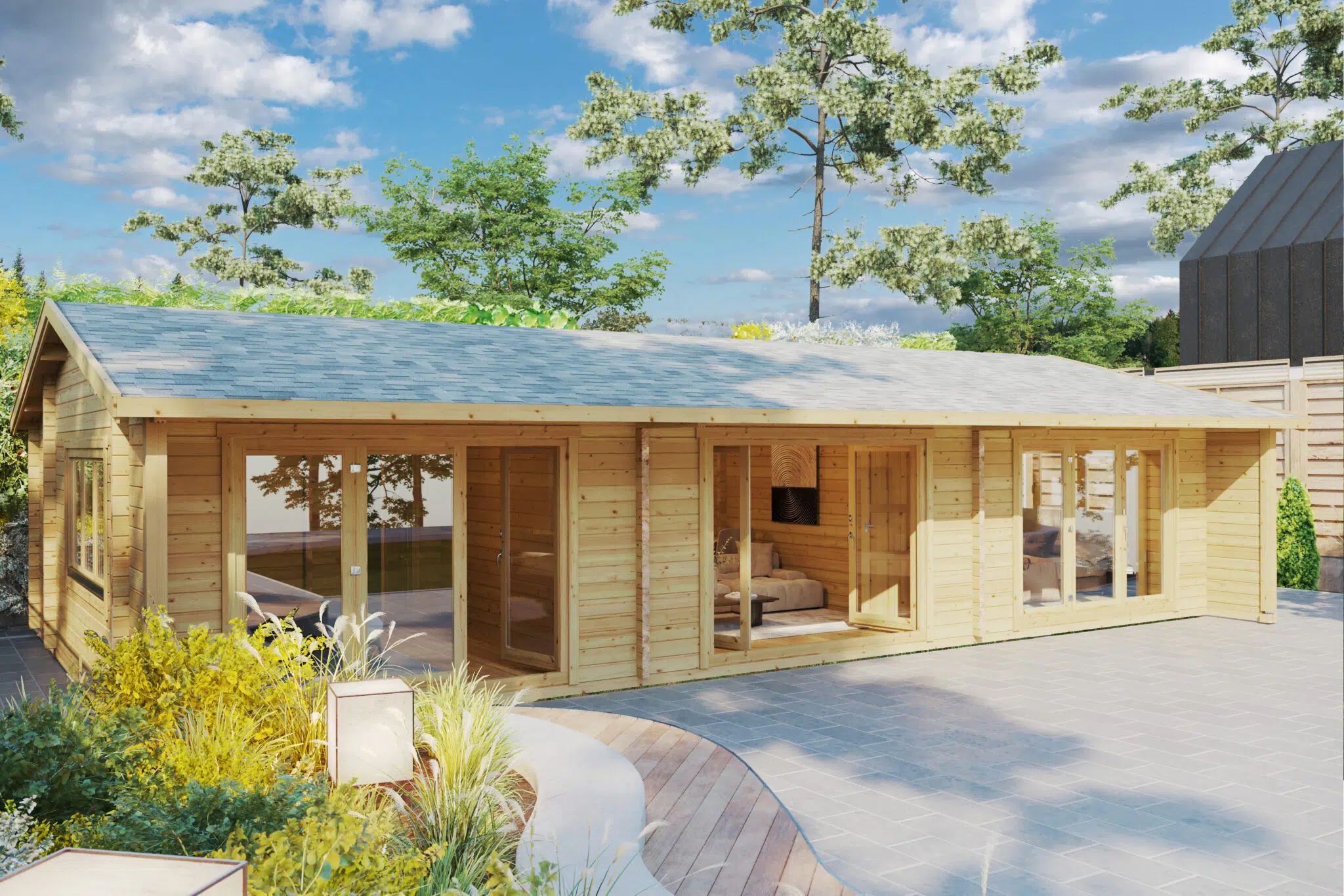 Log Cabin with Two Bedrooms