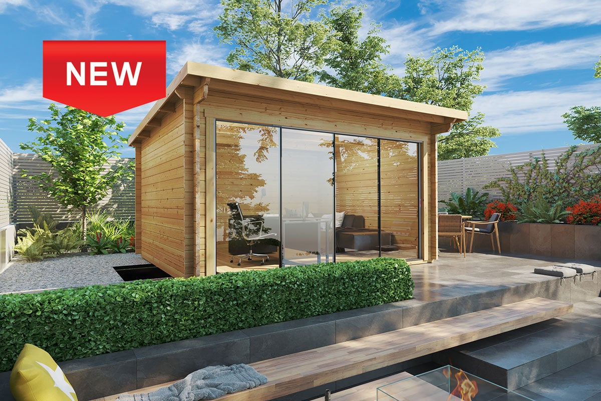 Contemporary Garden Room Trinity 13m² 4x3.5m Summerhouse24