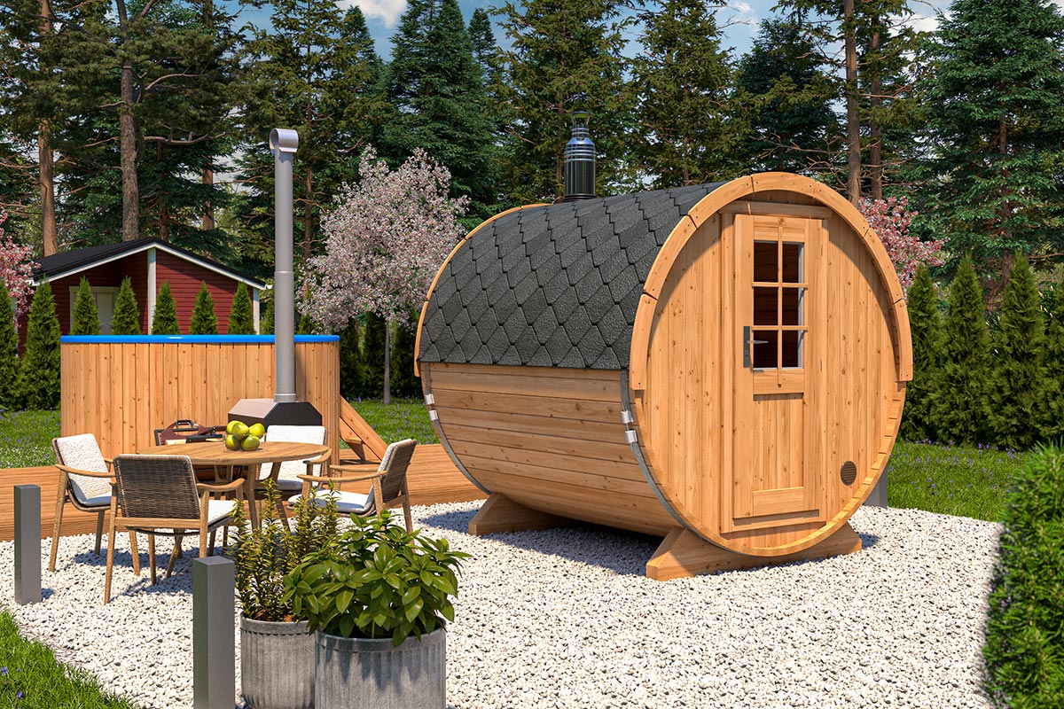 Small Barrel Sauna | TG013