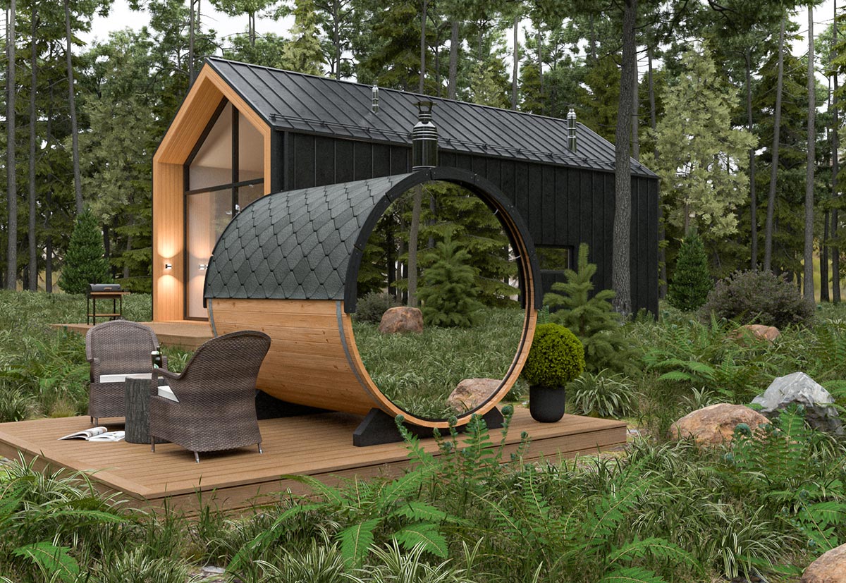 Small Barrel Sauna | TG013