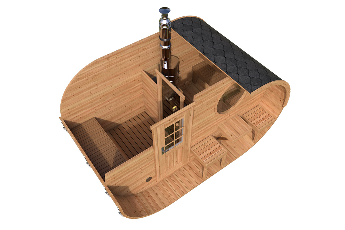 Small Oval Sauna | TG017