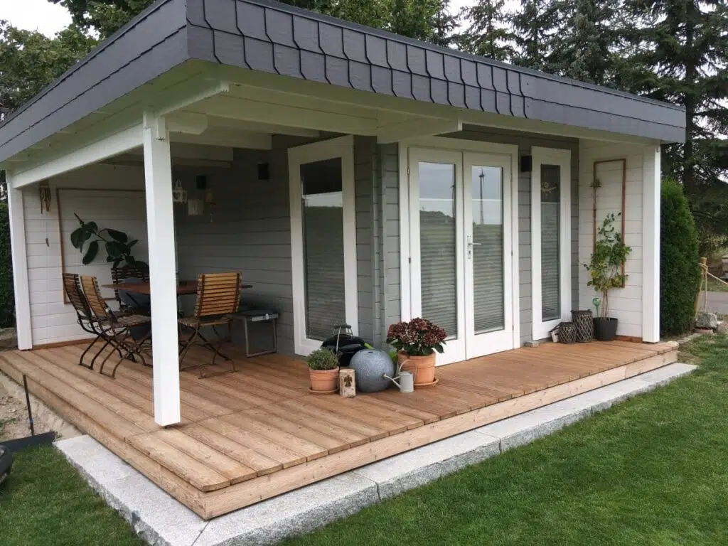 summer house with a veranda 