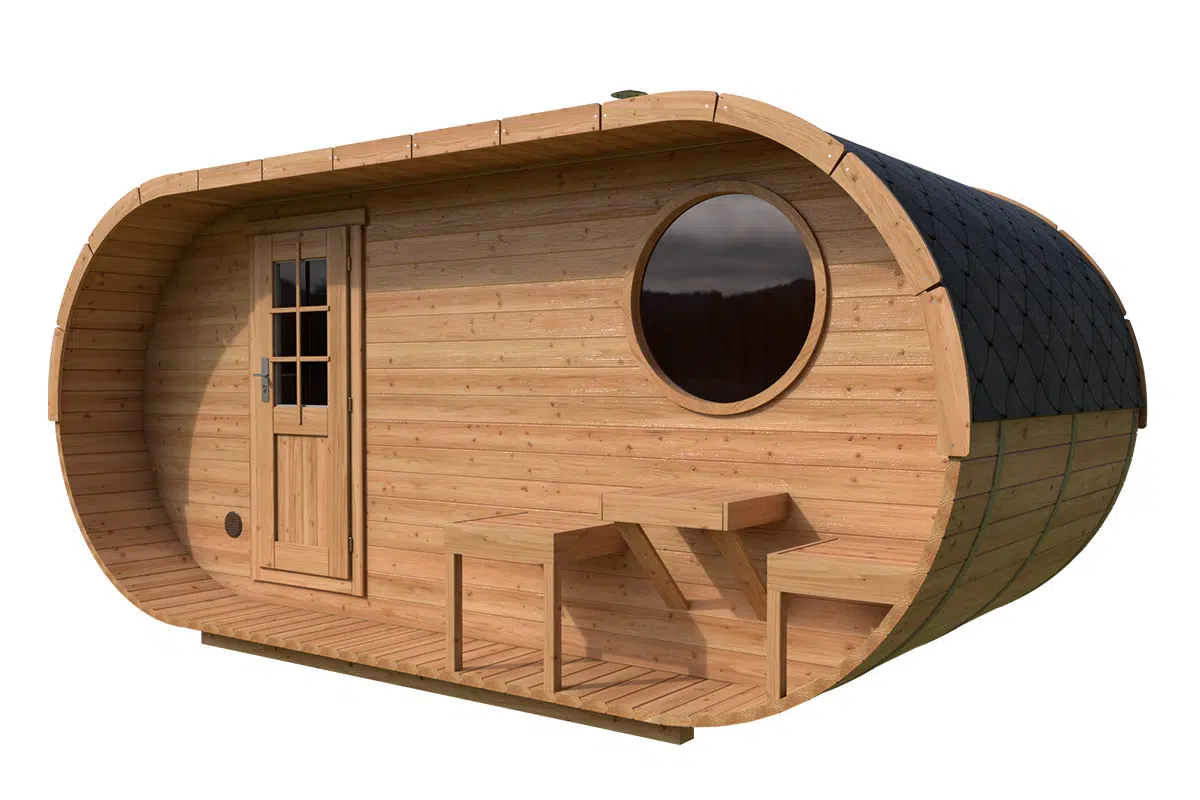 Oval Outdoor Sauna | TG018