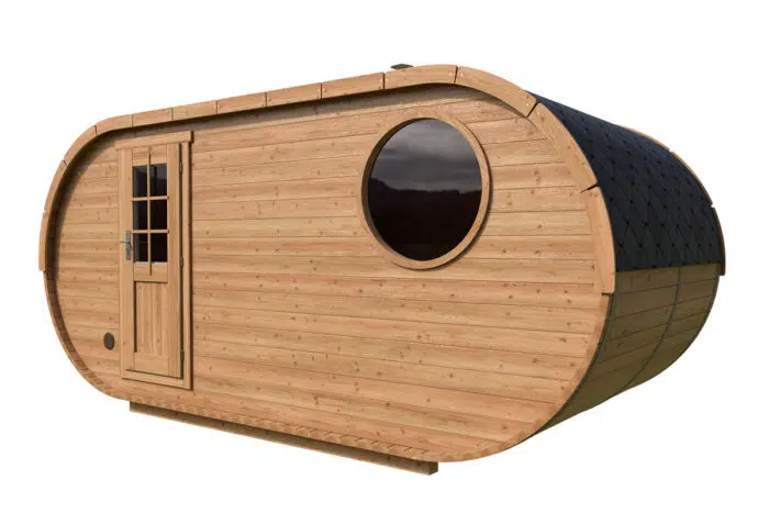 Oval Outdoor Sauna