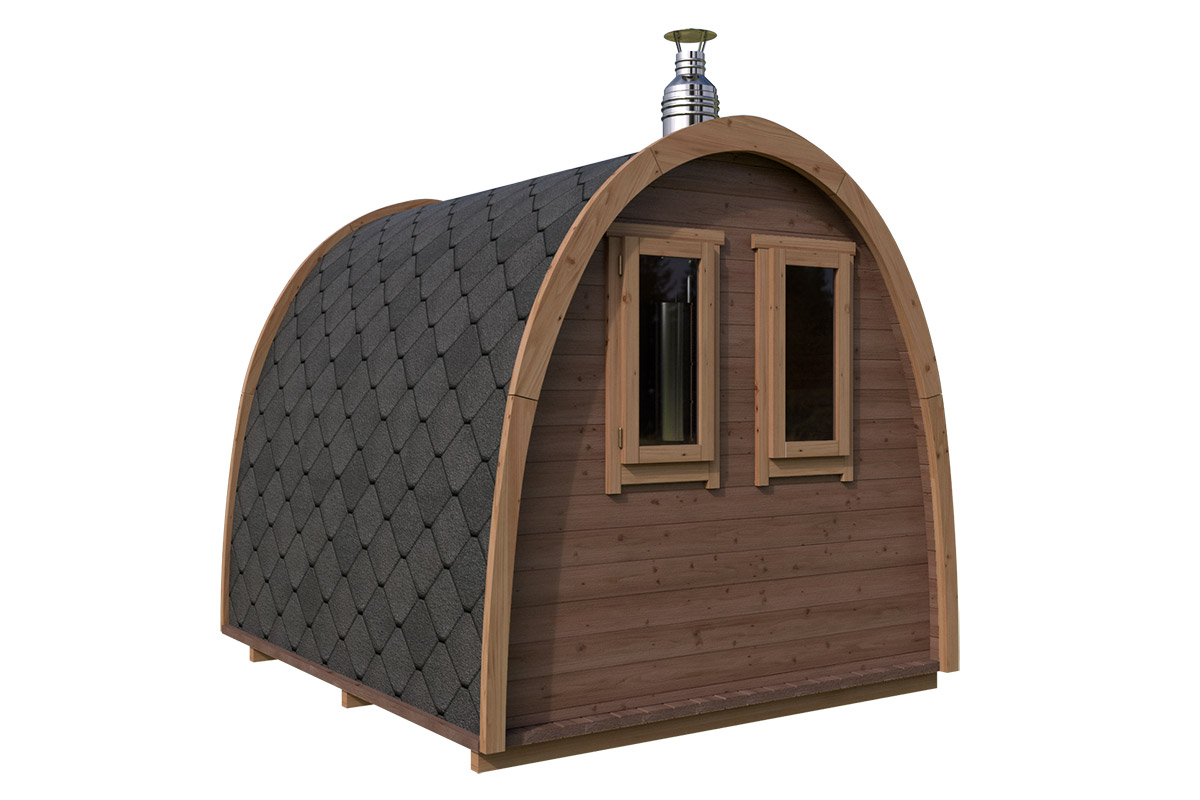 Small Sauna Pod Thermo Wood | TG019
