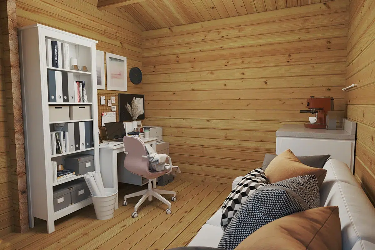 room view -log cabin granada