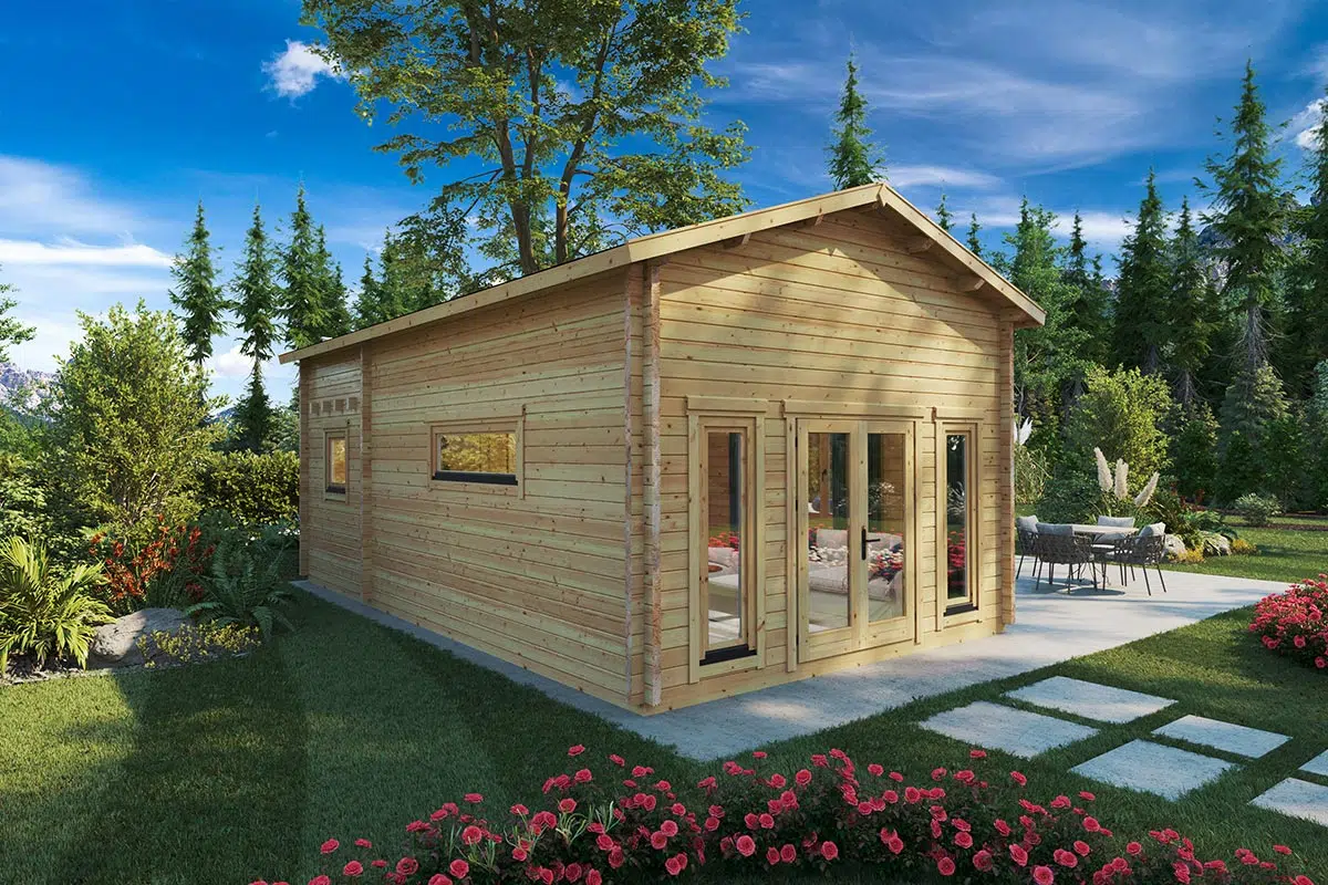 summer house stefan with back view