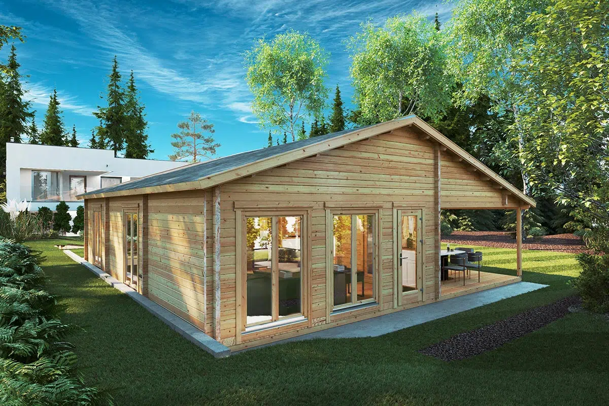 Two bedroom log cabin