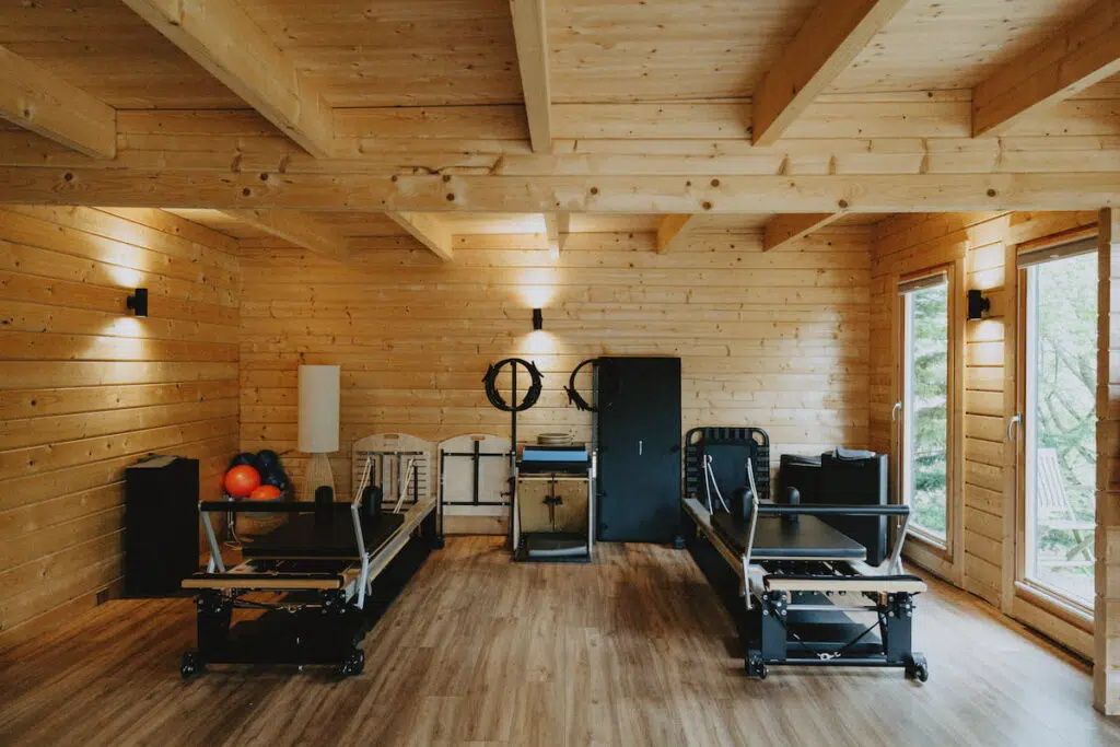 interior of a garden room studio
