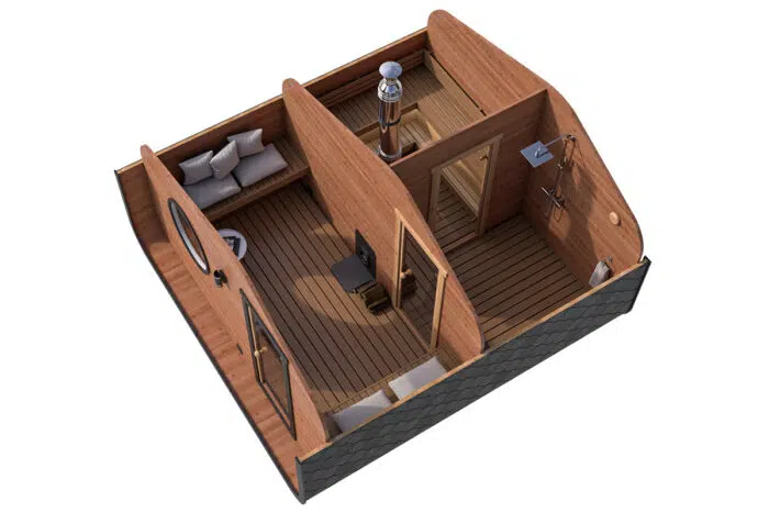 Outdoor sauna
