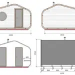 Outdoor sauna 