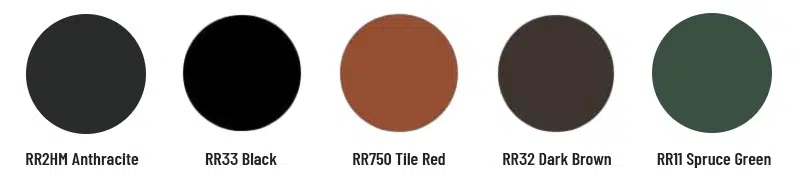 Metal Sheet Roof For Garden Buildings - Color Choices