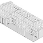 3 bedroom log cabin "Holiday C Max" 80m² | 70mm | 16 x 7 m