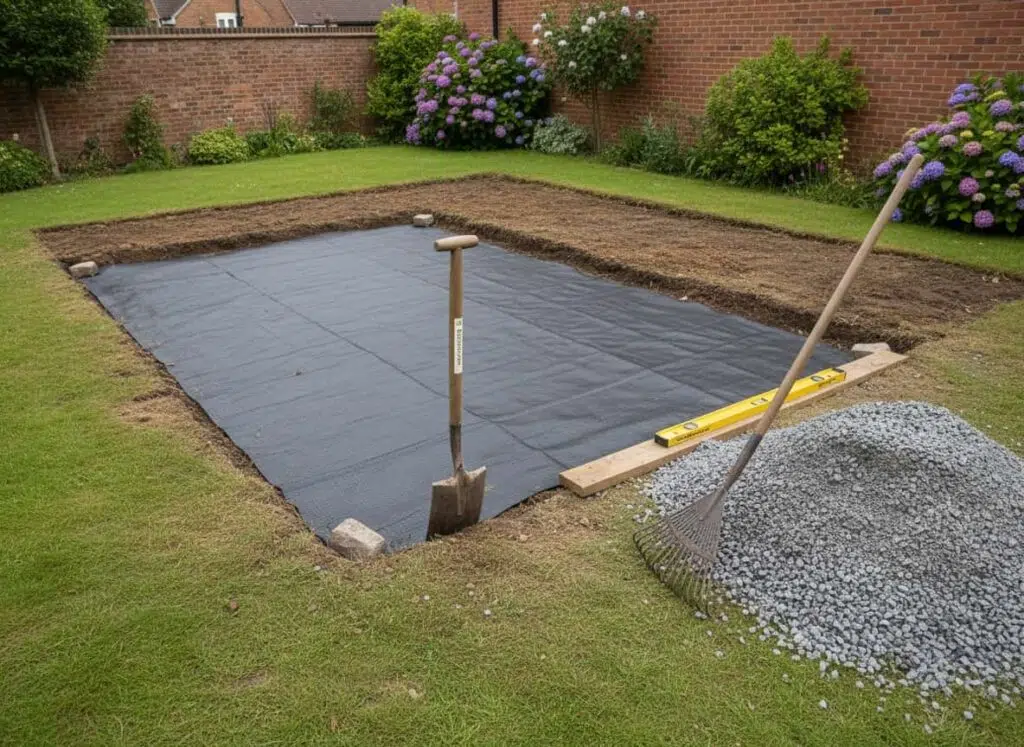 shed base preparation